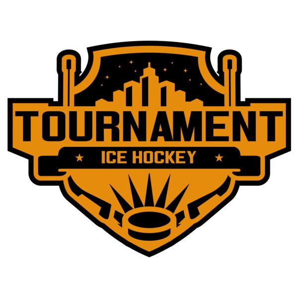 Tournament Ice Hockey logo template 02 Thumbnail